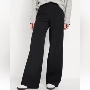 Old navy high rise Black pixie Wide-Leg Pants